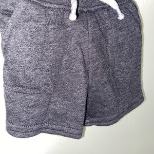 Grey cotton shorts